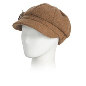 COMPLIT multi Made In Italy Wool Blend Newsboy Hat
